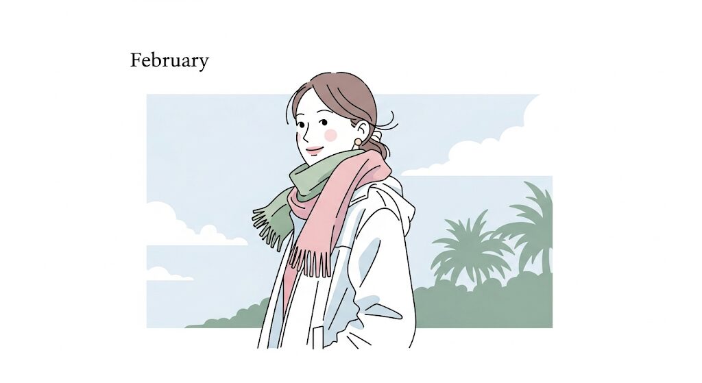 沖縄の2月、女性の服装は要注意！必須アイテム