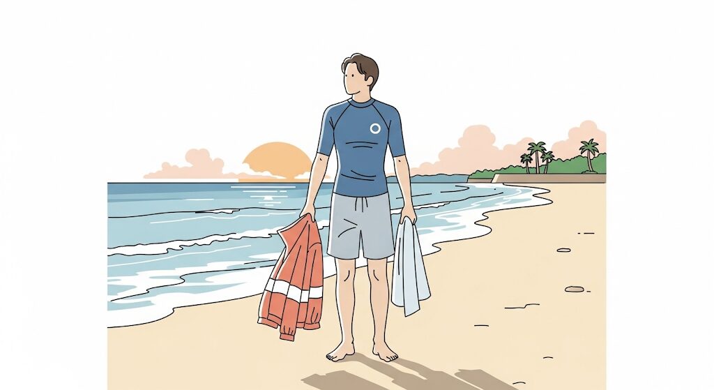 気温20度の沖縄の海、泳げる？服装はどうする？