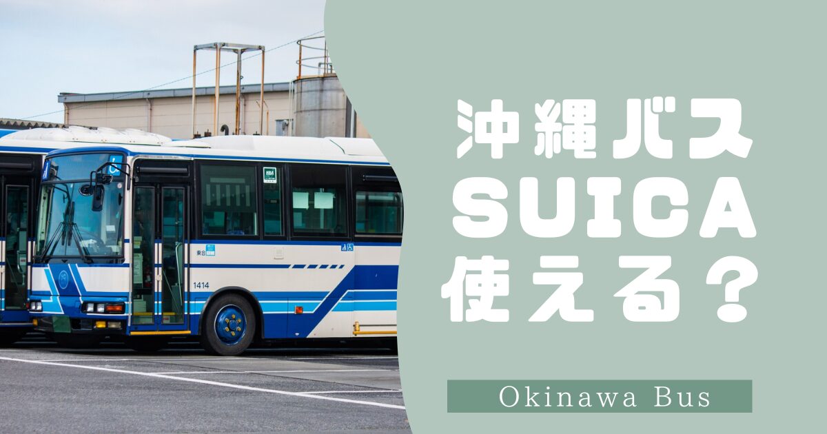沖縄バスでSuicaは使える？支払い方法と乗り方を徹底解説