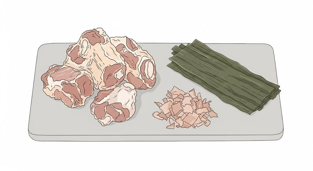 麺の前に！基本の沖縄そばのダシの作り方は？