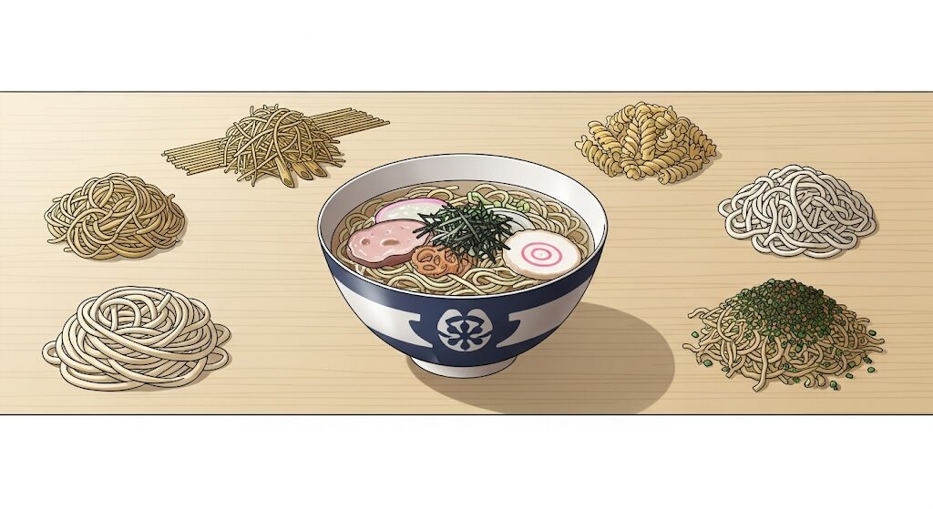 沖縄そばの麺の代用！具体的な麺とレシピ