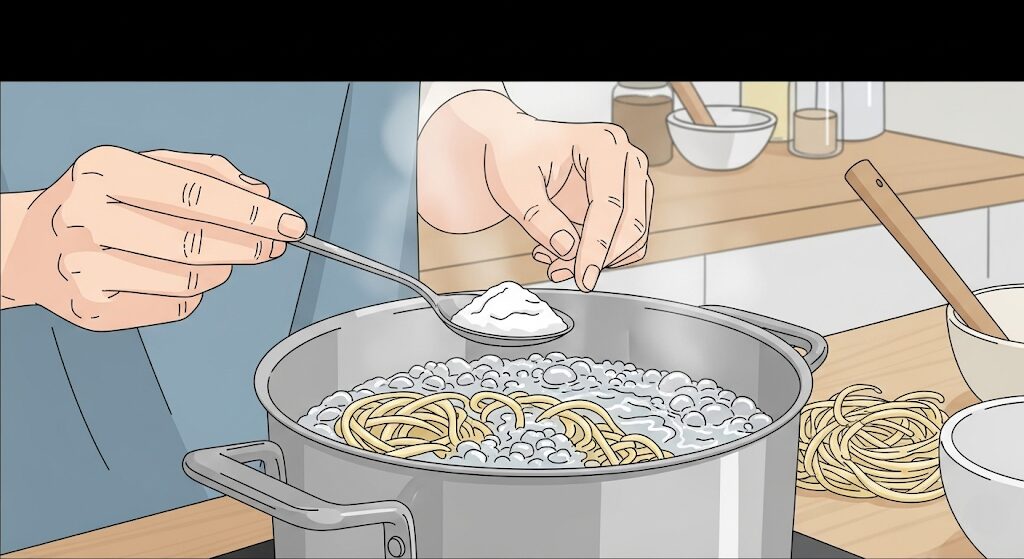 沖縄そばの麺をパスタで代用する調理のコツ