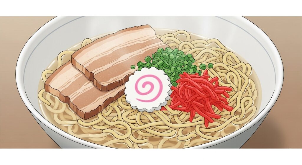 焼きそば麺で代用！沖縄そば風アレンジレシピ