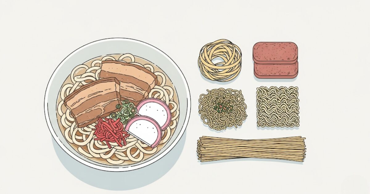 沖縄そばの麺は代用できる！身近な食材で本格的に作る方法を解説